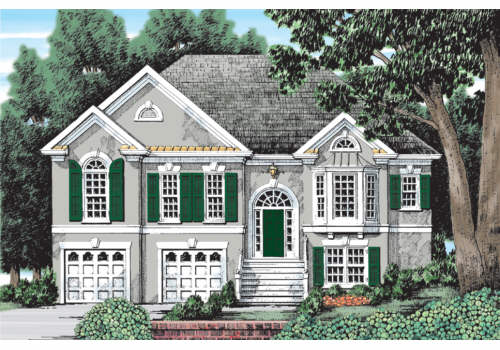 Illustration of Tapeka house plan